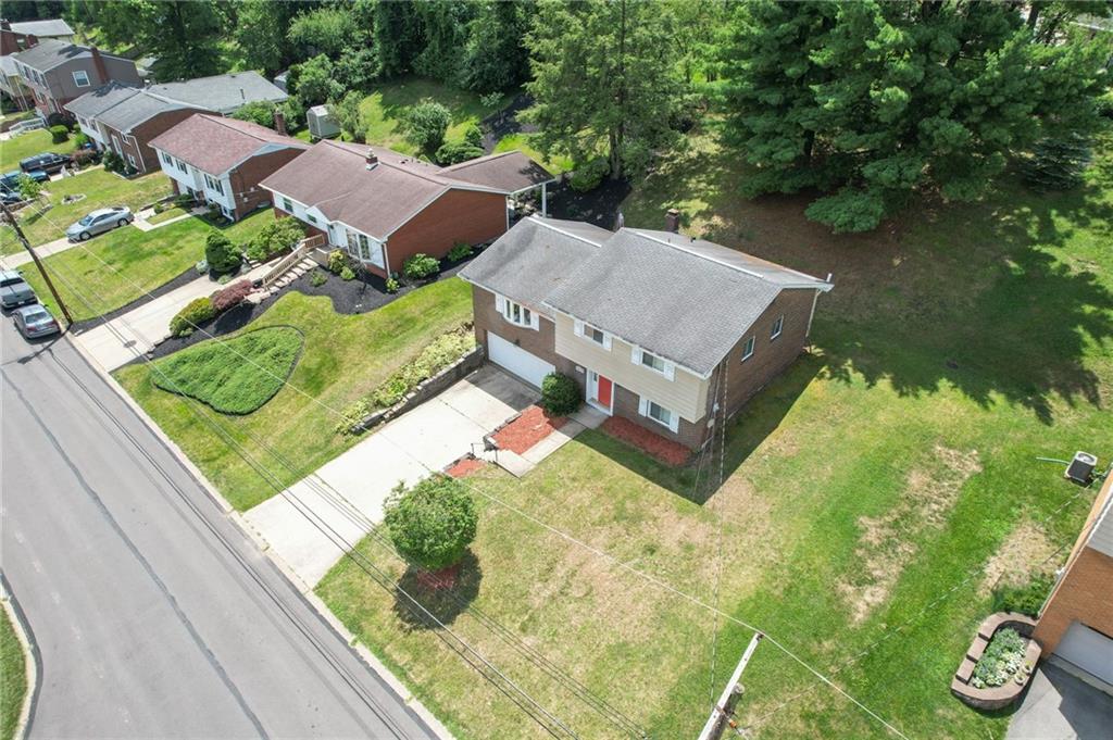 200 Foxcroft Road Pittsburgh, PA 15220 - Photo 42 of 43 an aerial view of a house with garden space and street view