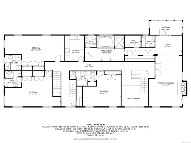 a black and white photo of a living room