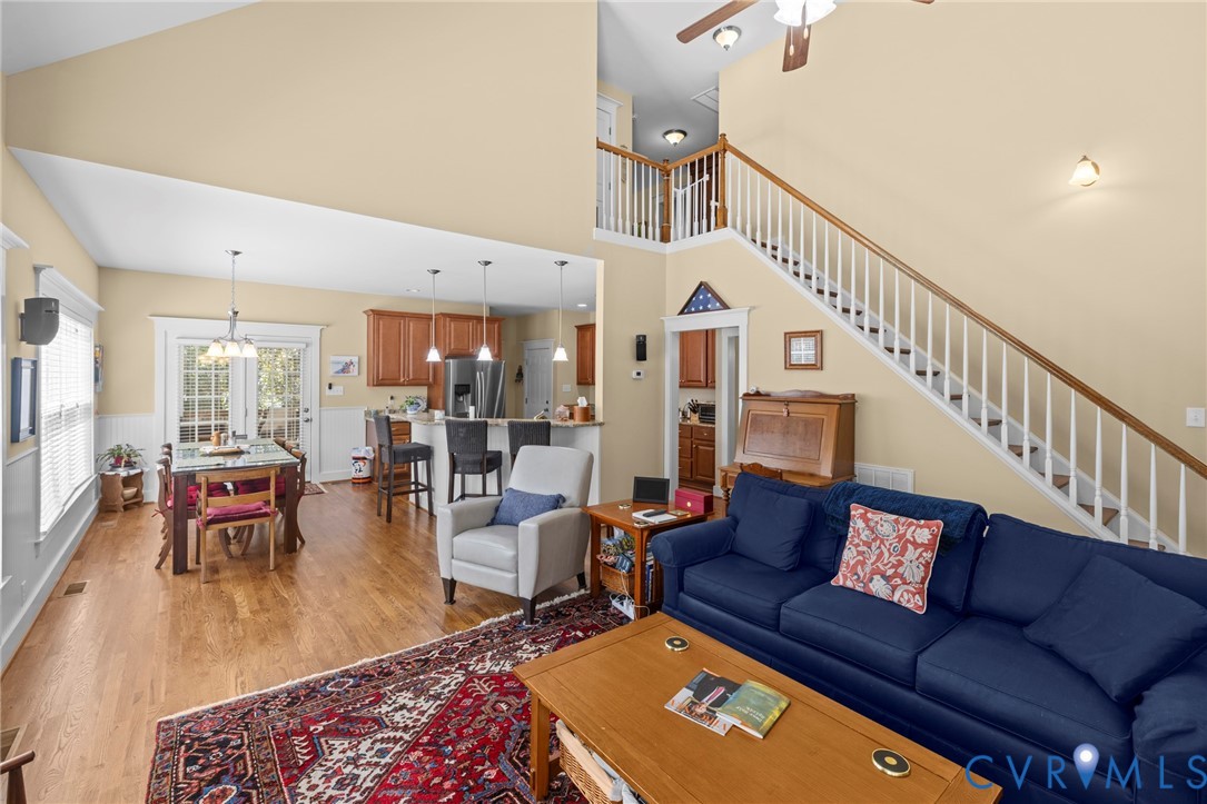 705 Wales Way Ashland, VA 23005 - Photo 13 of 62 a living room with furniture wooden floor and a dining table