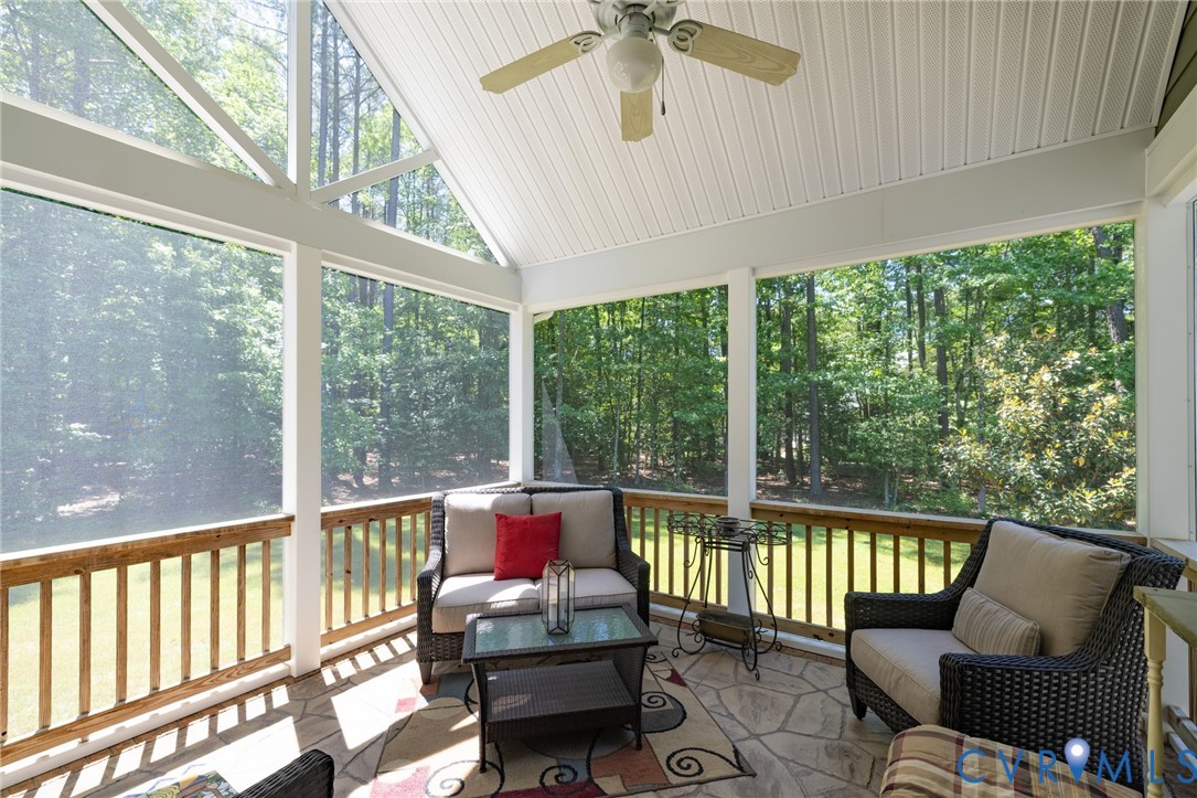 705 Wales Way Ashland, VA 23005 - Photo 43 of 62 a balcony with furniture and a potted plant