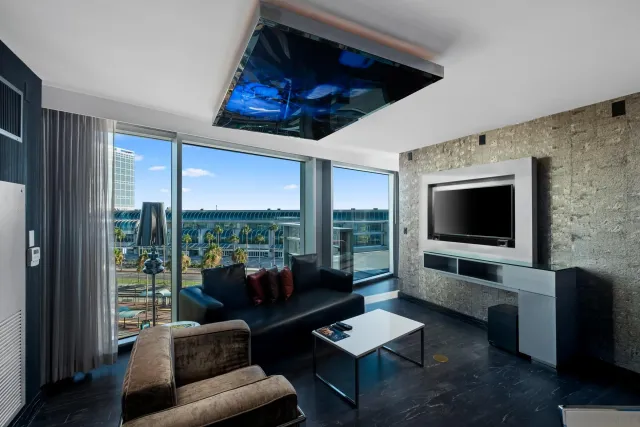 a view of city from a balcony