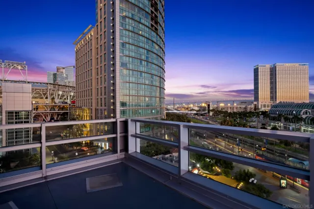 a view of a building with street view