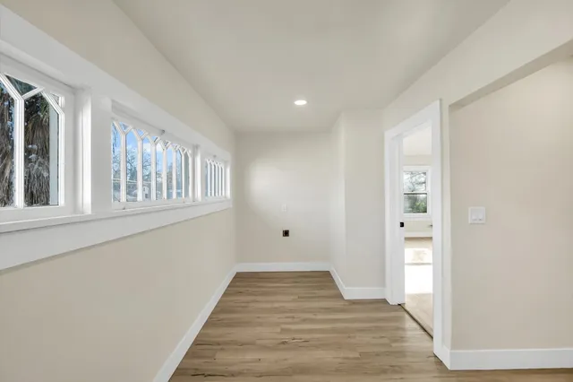 a bathroom with a bathtub and a sink