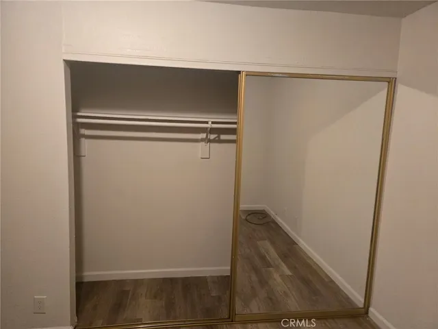 a close view of closet