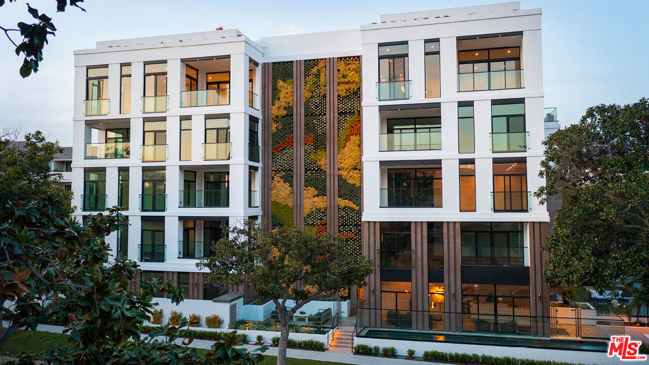 425 North Palm Drive, Unit 401 Beverly Hills, CA 90210 - Photo 22 of 22 a view of a building with a window and balcony