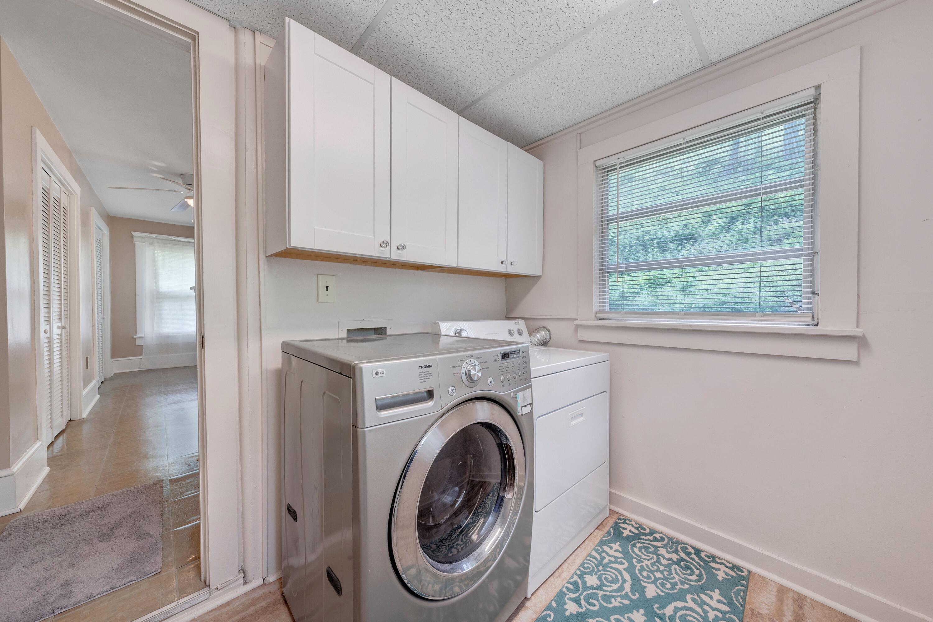3759 Mill Iron Road Goodview, VA 24095 - Photo 27 of 39 a view of hallway with washer and dryer