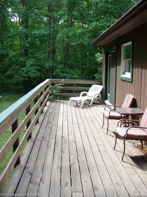 5317 Dutton Road Gregory, MI 48137 - Photo 14 of 25 Upstairs Deck