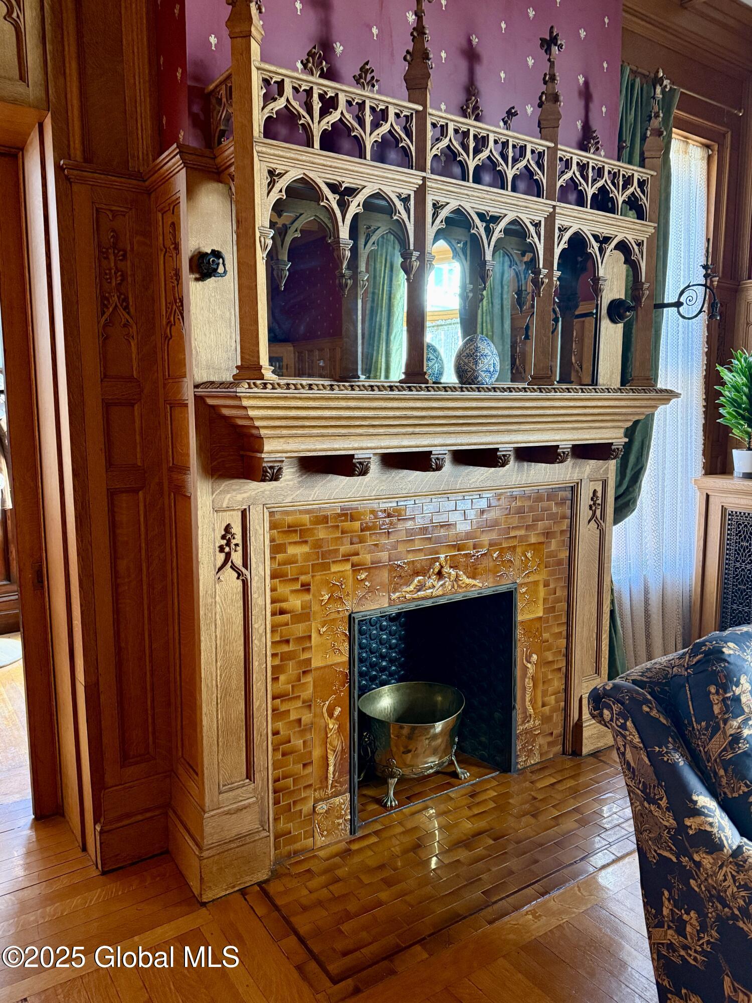 41 2nd Street Troy, NY 12180 - Photo 25 of 66 LR decorative fireplace