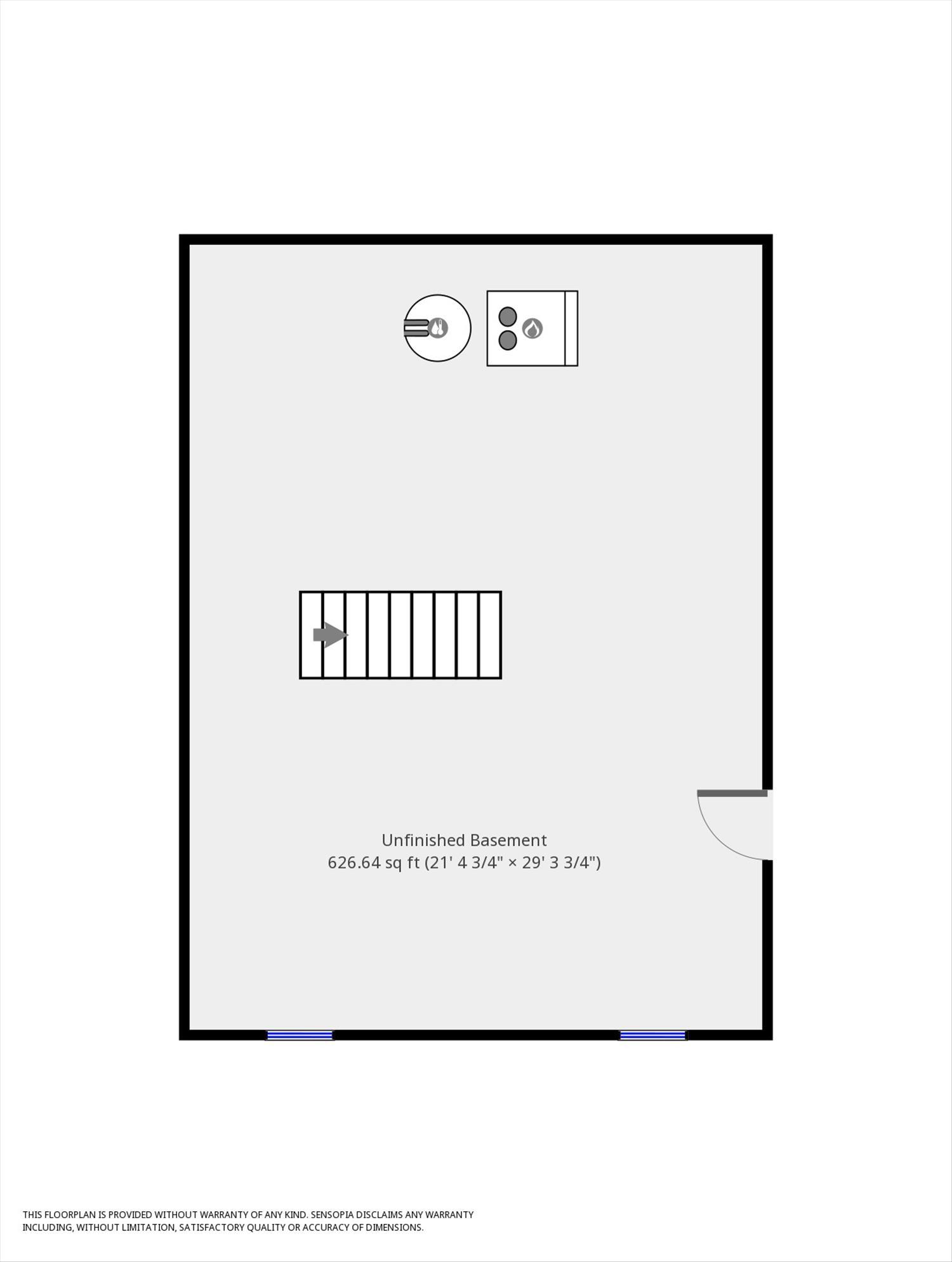 3234 Oliver Road Northeast Roanoke, VA 24012 - Photo 26 of 31 Basement Floor Plan