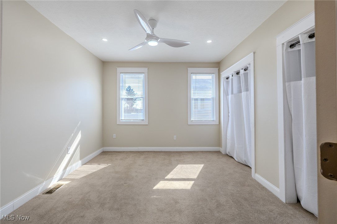 3516 Broadview Road Cleveland, OH 44109 - Photo 34 of 42 Unfurnished bedroom featuring recessed lighting, light colored carpet, and baseboards