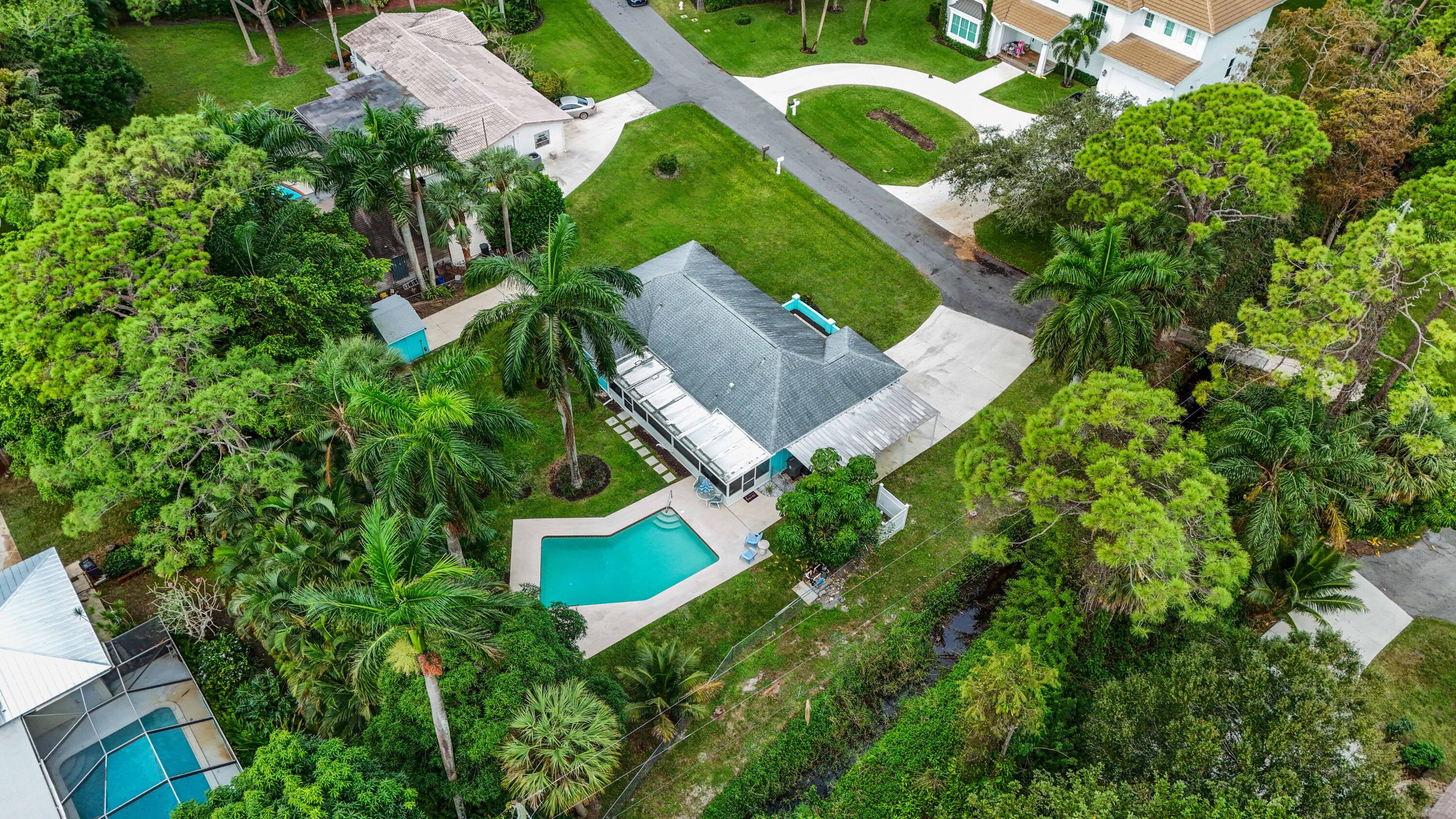 5554 Hibiscus Road Jupiter, FL 33458 - Photo 57 of 66 Aerial shot