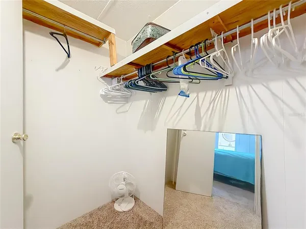 a view of walk in closet