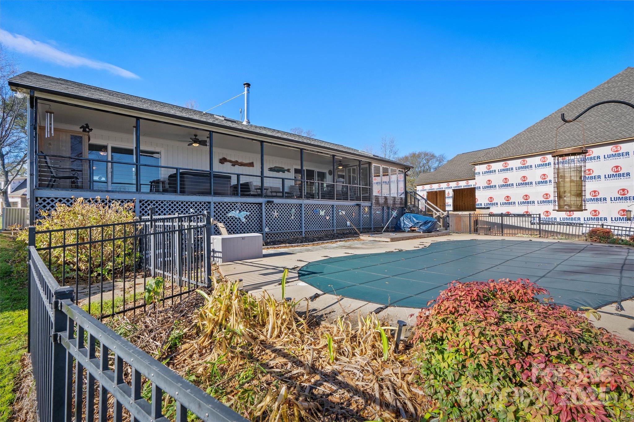 2488 Primm Road Denver, NC 28037 - Photo 37 of 48 a view of a porch with furniture and a yard