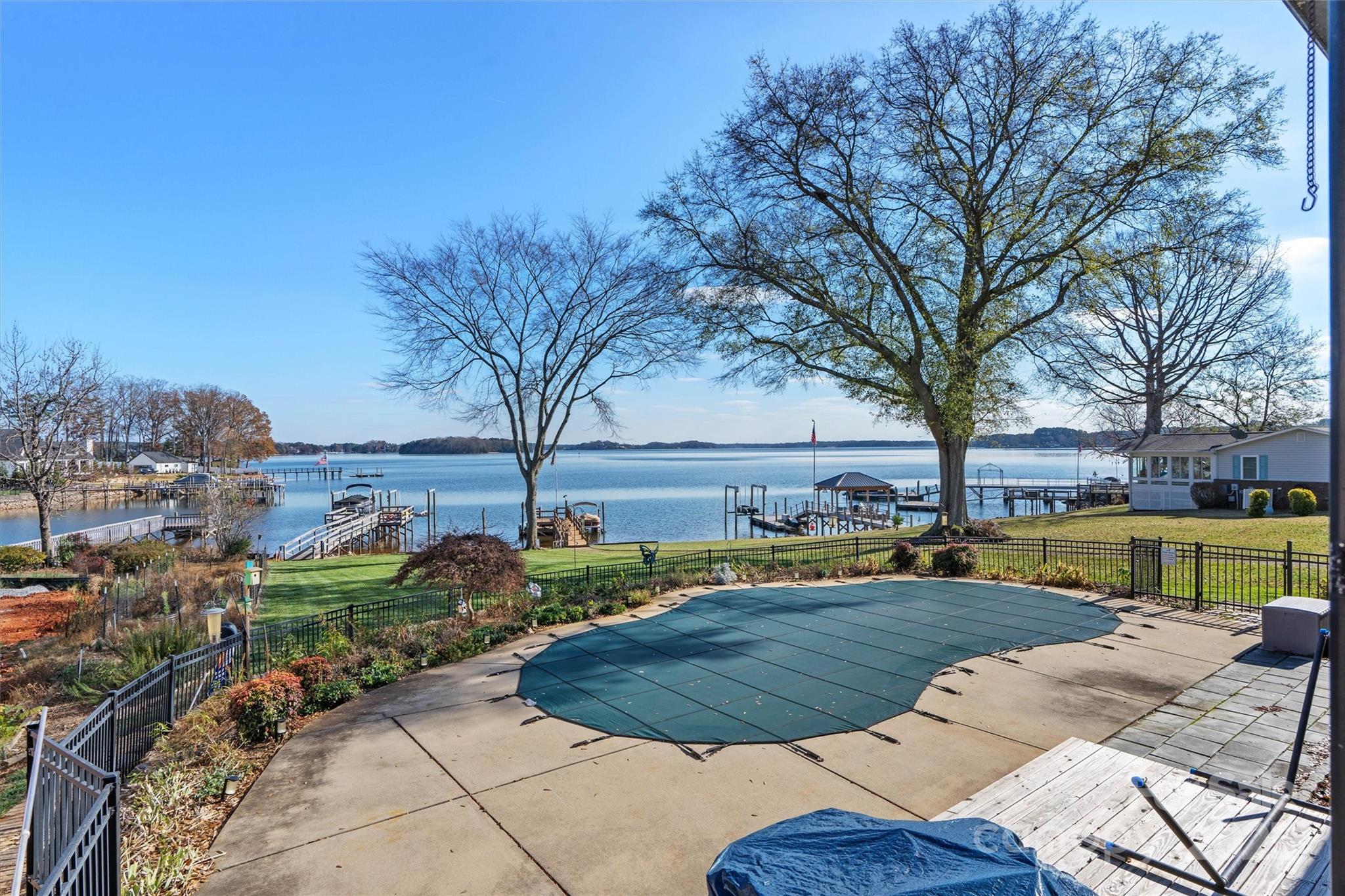 2488 Primm Road Denver, NC 28037 - Photo 5 of 48 a view of yard with swimming pool and furniture