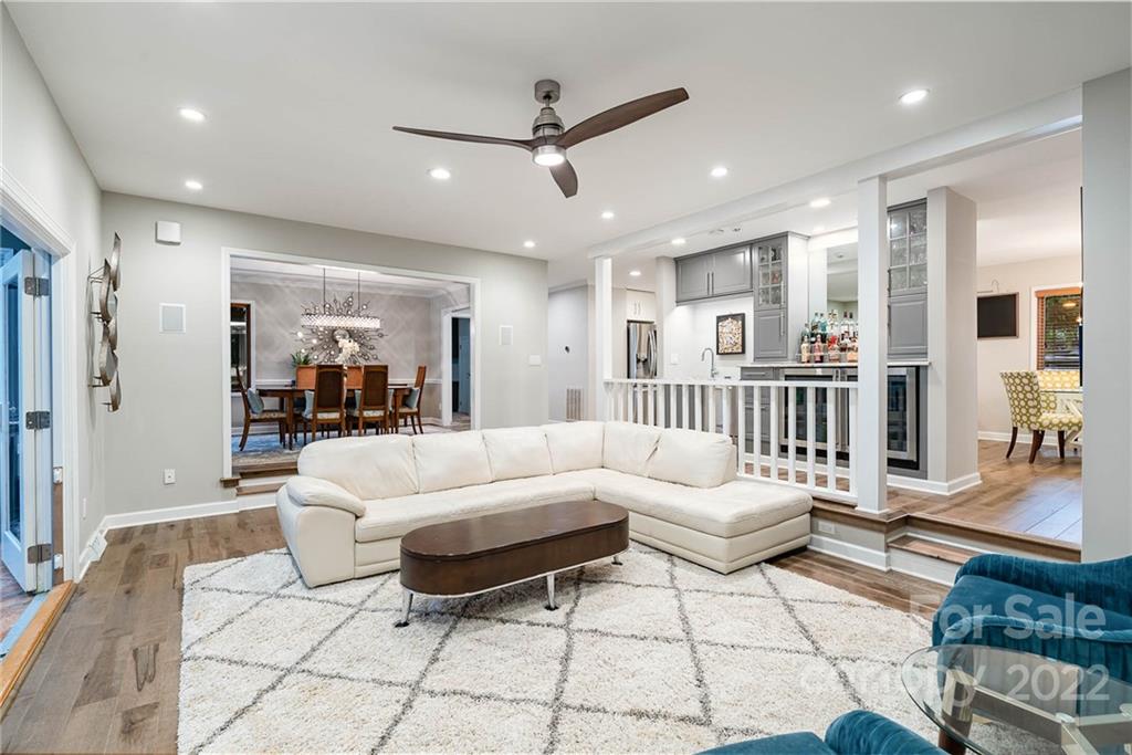 4525 Rounding Run Road Charlotte, NC 28277 - Photo 13 of 44 a living room with furniture and a wooden floor