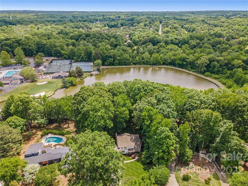4525 Rounding Run Road Charlotte, NC 28277 - Photo 44 of 44 an aerial view of a house with a yard