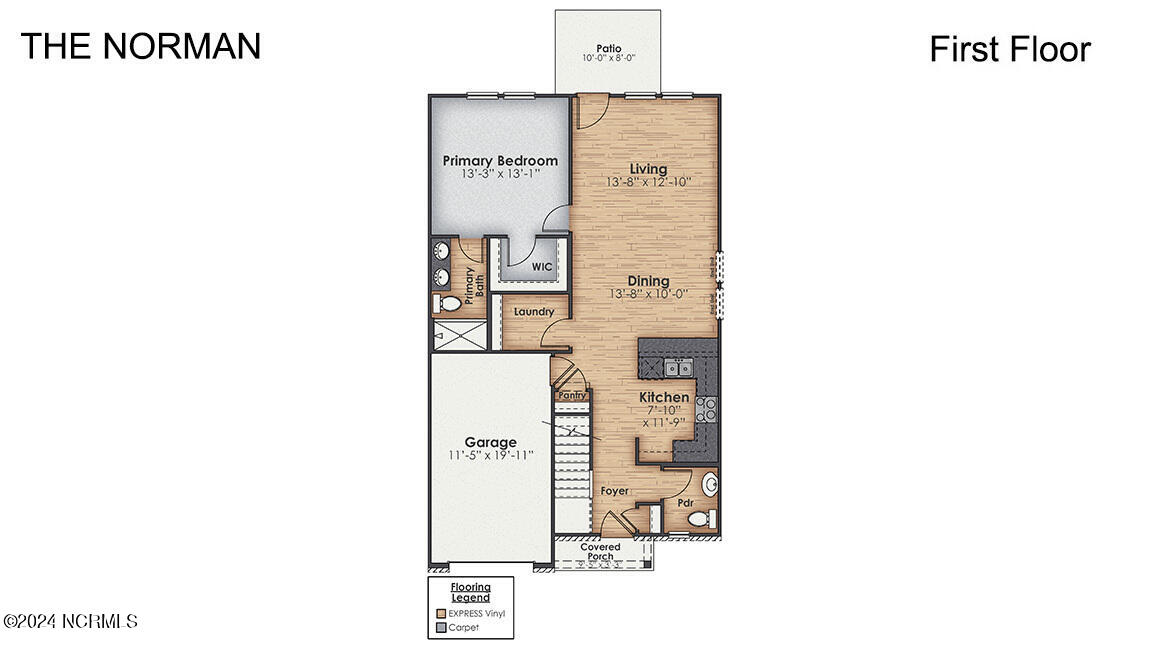 7058 Dunford Road, Unit 124 Leland, NC 28451 - Photo 40 of 41 Floorplan is for illustrative purposed only