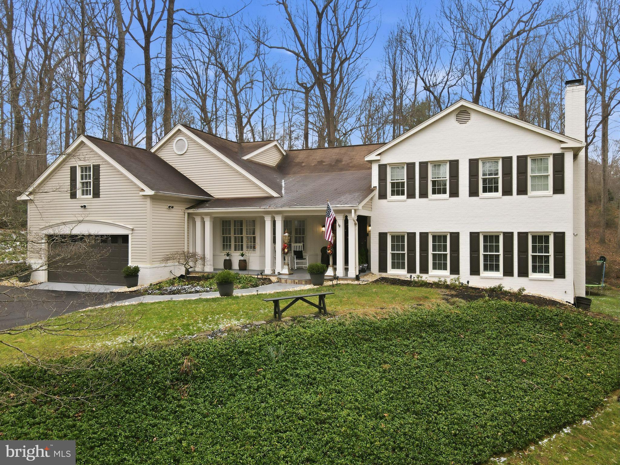 Charming home nestled in serene woodlands.