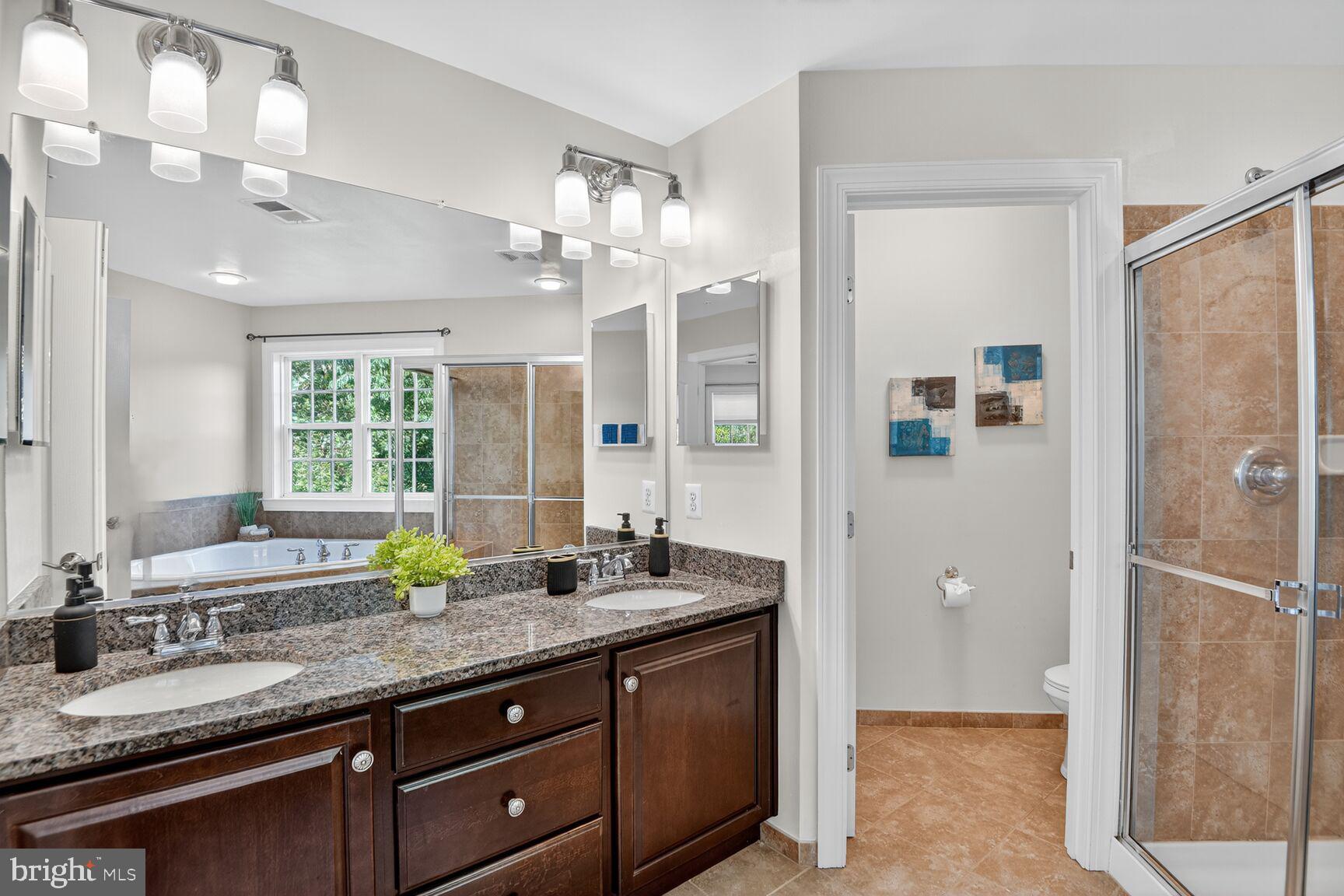 7809 Stanley Lane Severn, MD 21144 - Photo 19 of 30 Primary bath with two sink vanity.
