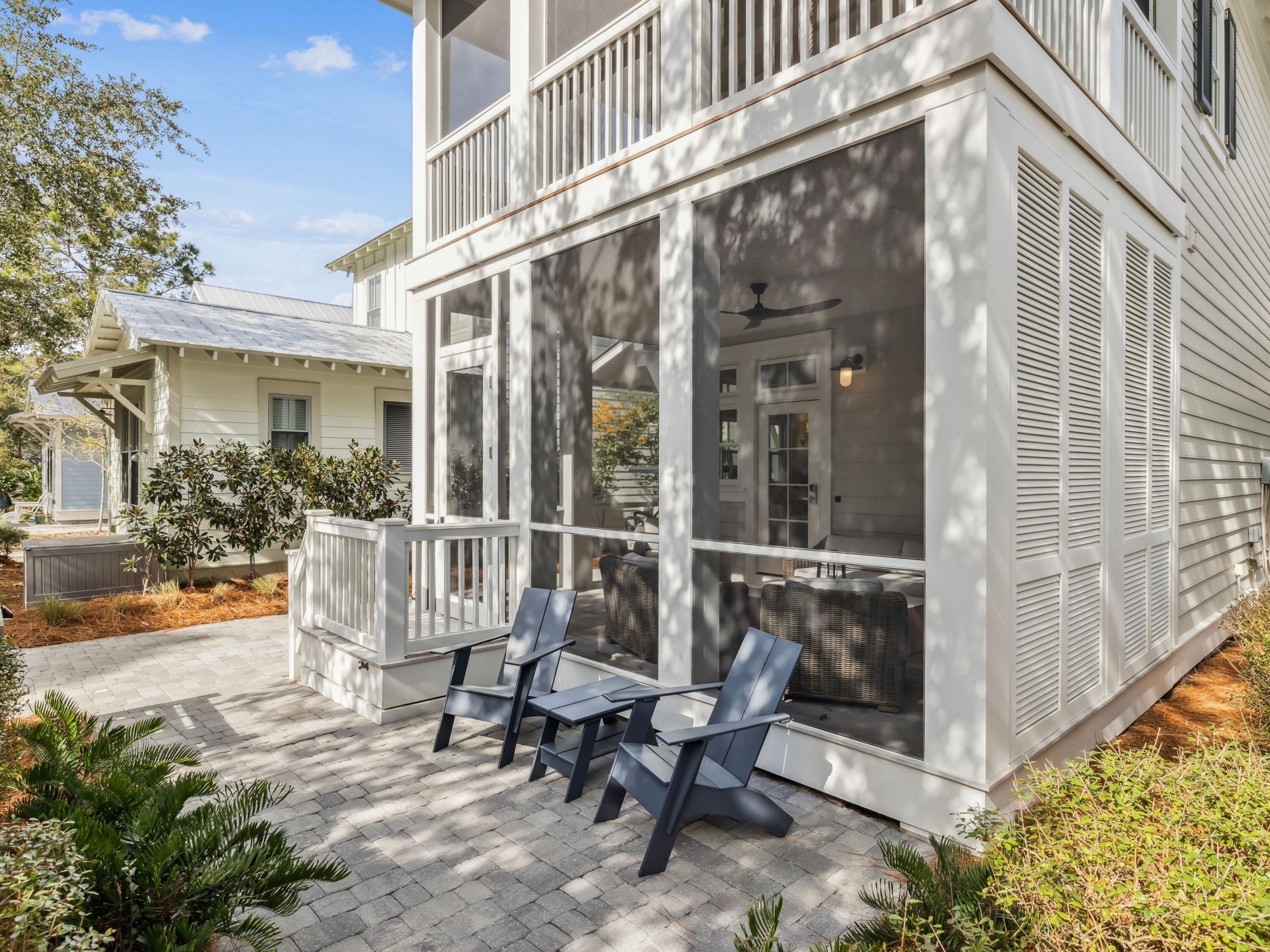 37 Winterberry Circle Santa Rosa Beach, FL 32459 - Photo 28 of 39 a view of a two chairs in the patio