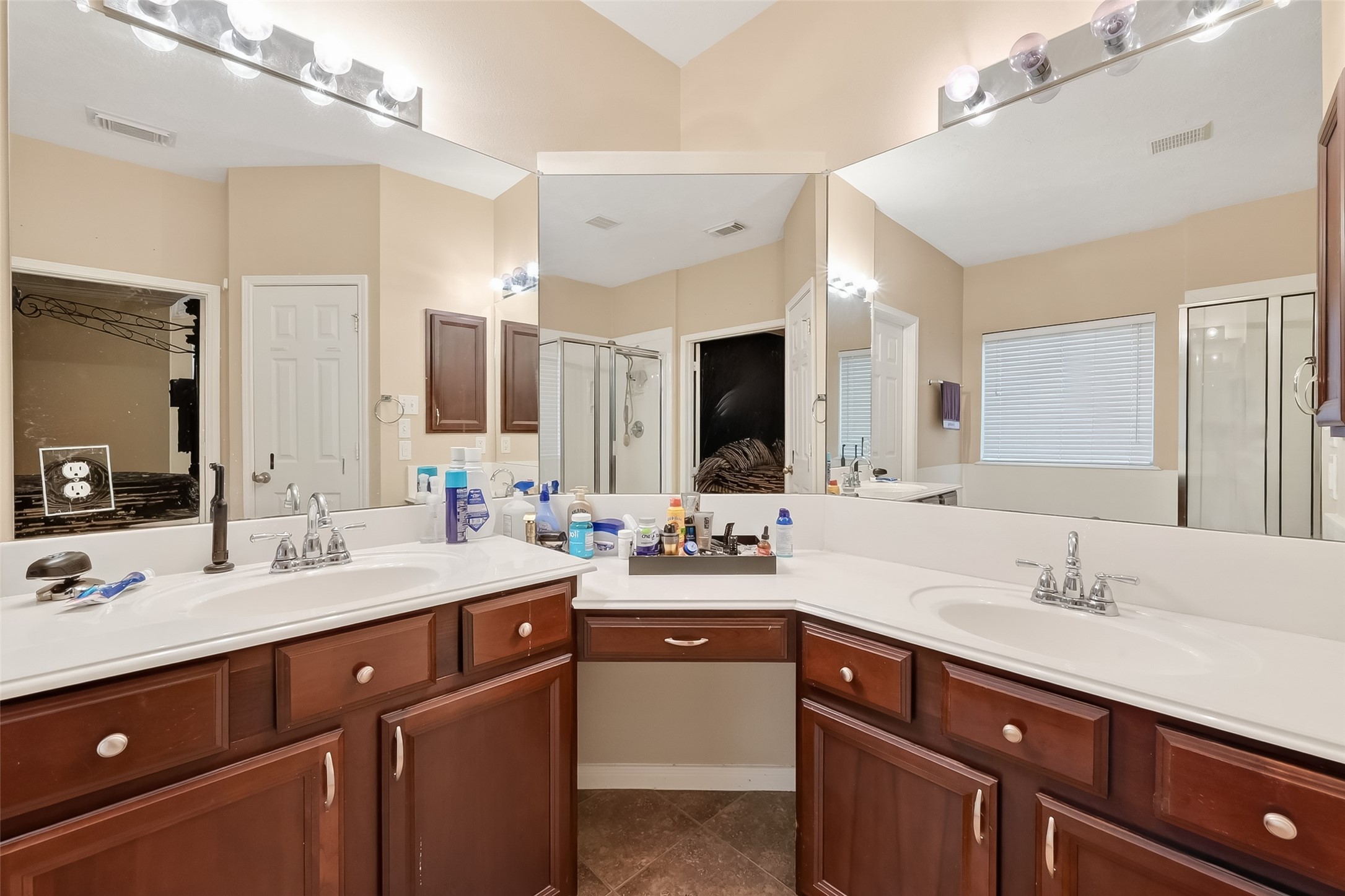 3203 Ruffin Green Court Fresno, TX 77545 - Photo 16 of 20 a bathroom with a double vanity sink mirror and double