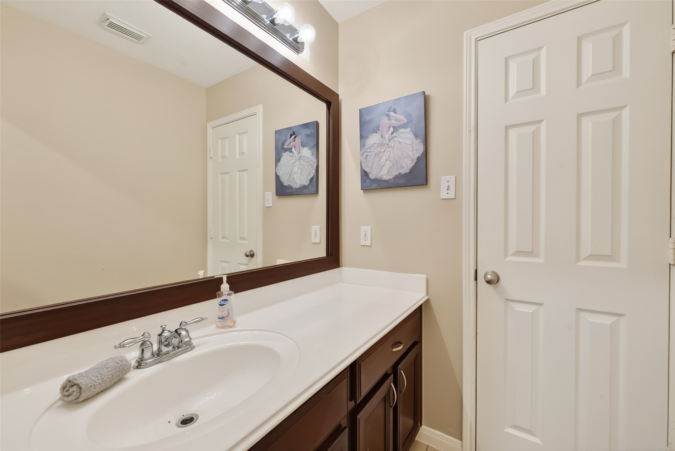 3203 Ruffin Green Court Fresno, TX 77545 - Photo 9 of 20 a bathroom with a sink and a mirror