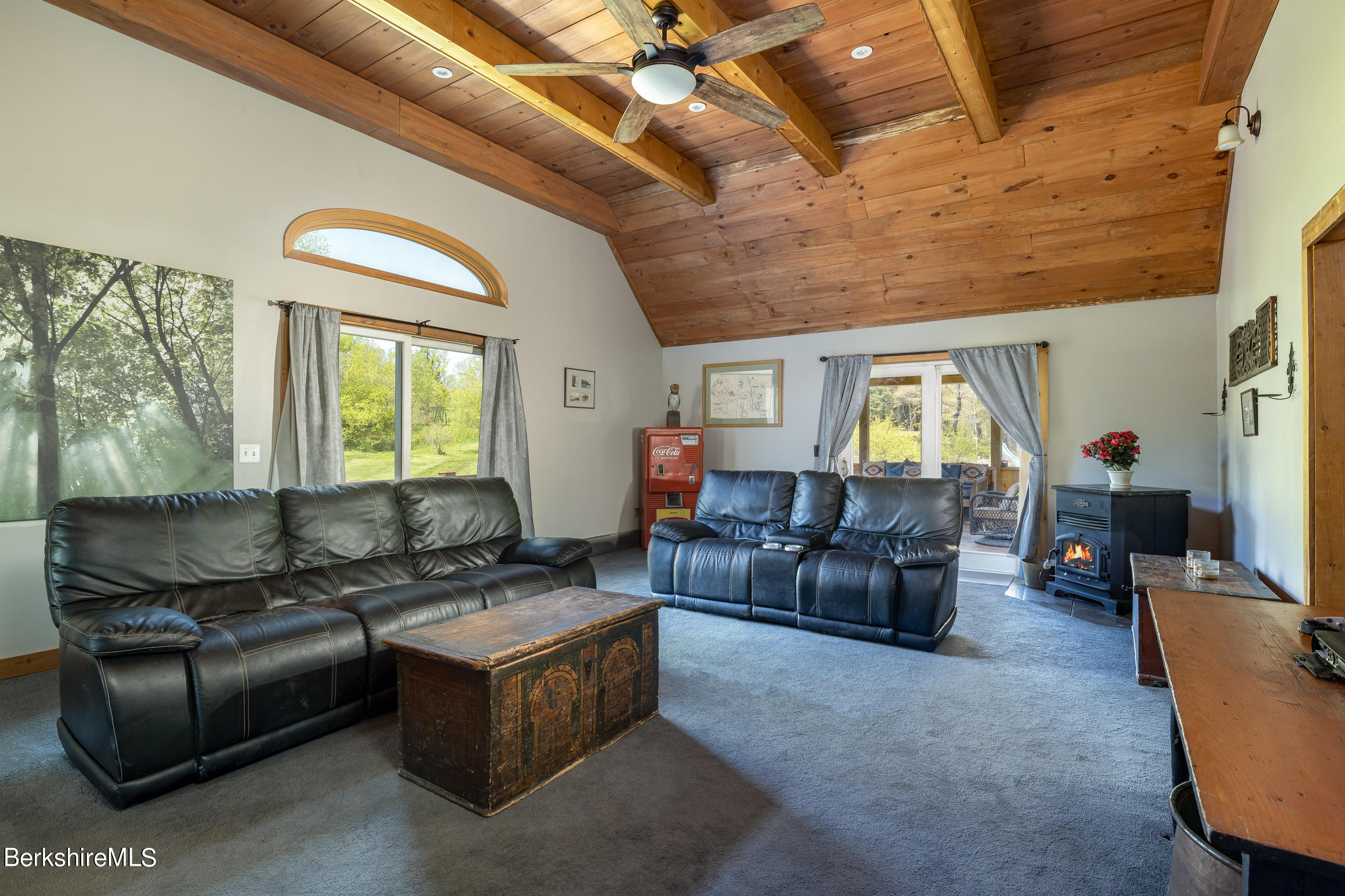 235 Main Road Monterey, MA 01245 - Photo 12 of 37 a living room with furniture and a window