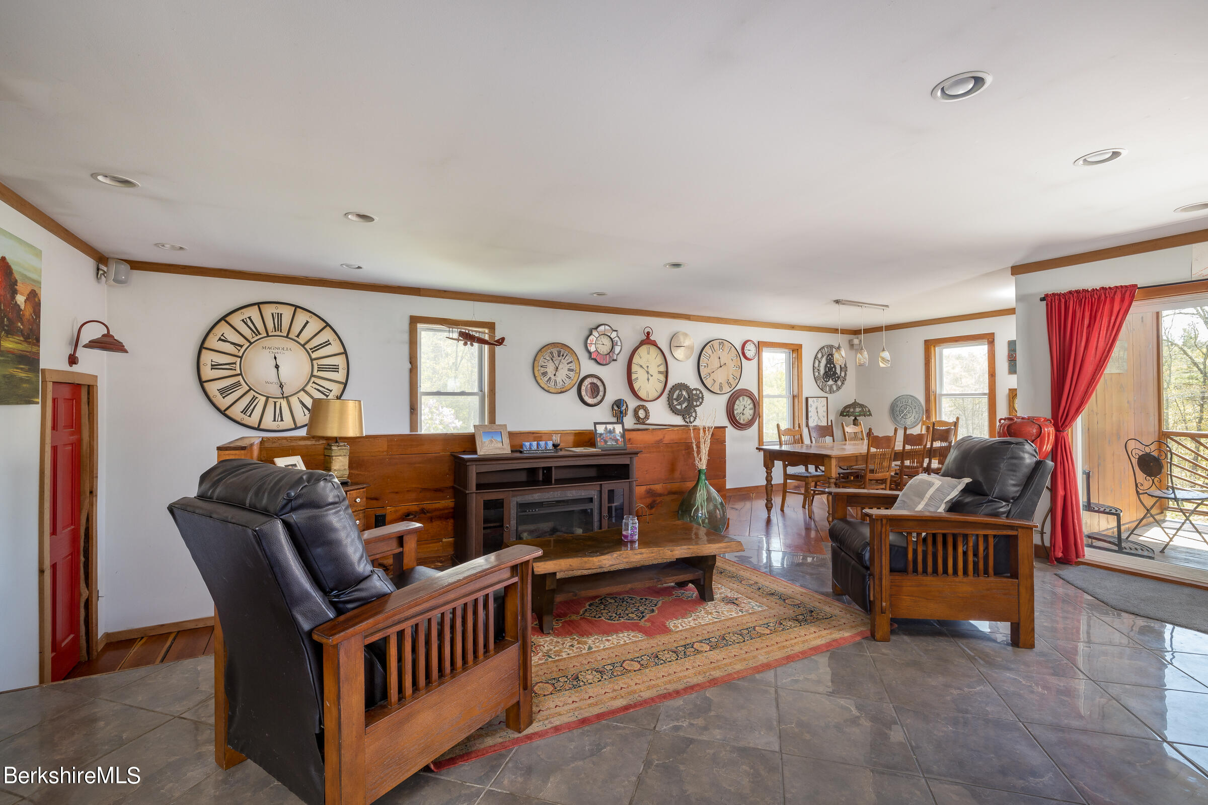 235 Main Road Monterey, MA 01245 - Photo 34 of 37 a living room with furniture and a large window