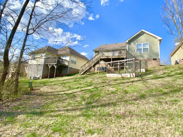 a house view with a outdoor space