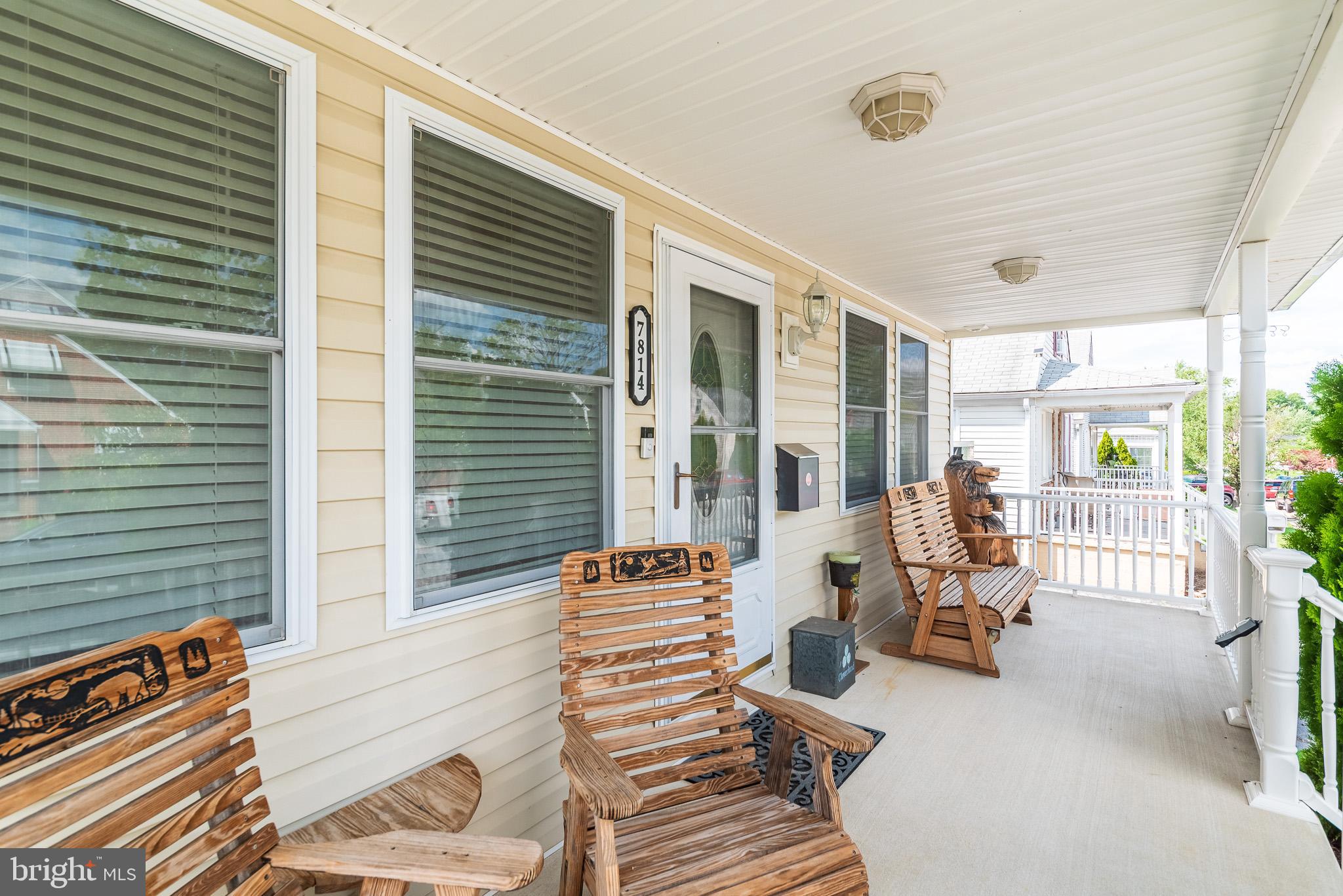 Relax on front porch