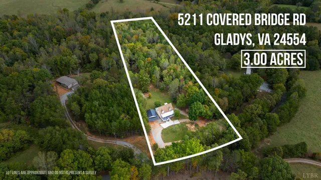 $374,700 | 5211 Covered Bridge Road, Gladys, VA 24554