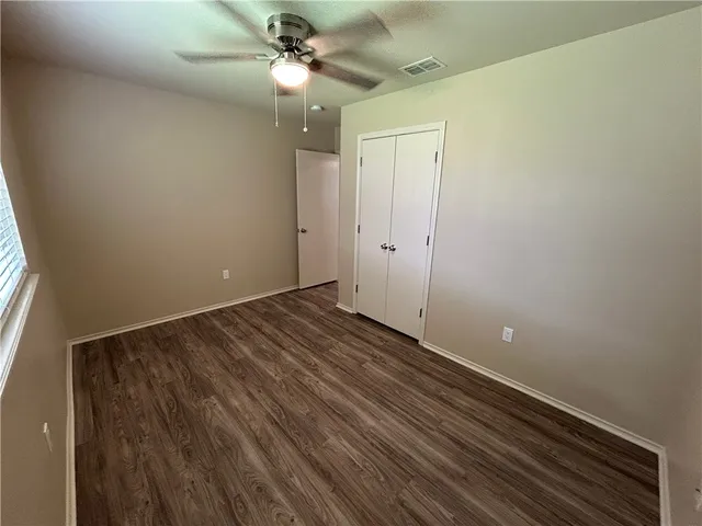 wooden floor in an empty room