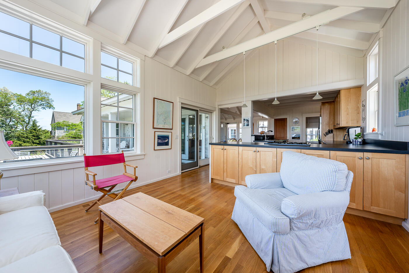 125 2nd Street Wellfleet, MA 02667 - Photo 23 of 75 a living room with furniture and a large window