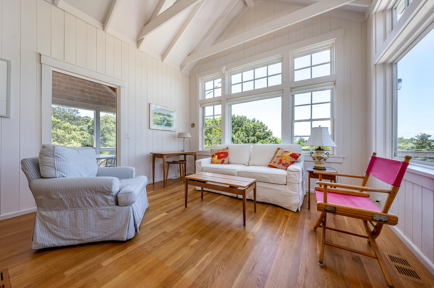 125 2nd Street Wellfleet, MA 02667 - Photo 26 of 75 a living room with furniture and a wooden floor
