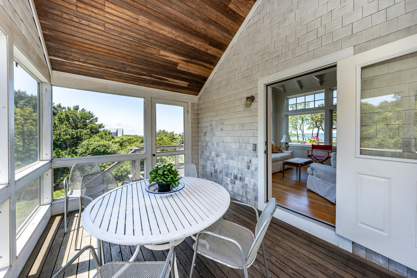 125 2nd Street Wellfleet, MA 02667 - Photo 27 of 75 a view of a dining room with furniture window and outside view