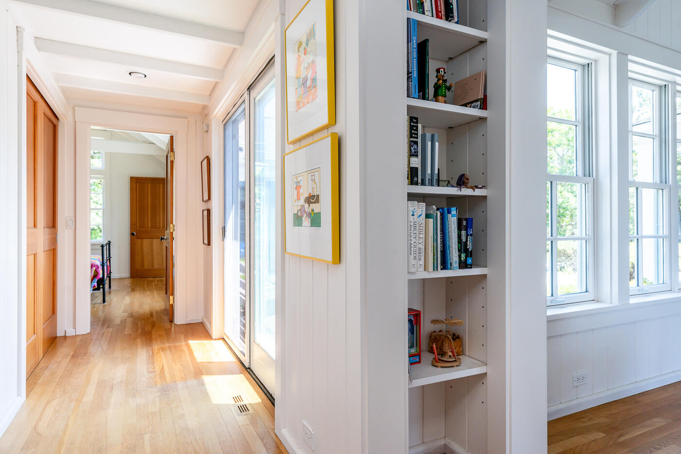 125 2nd Street Wellfleet, MA 02667 - Photo 33 of 75 a view of a hallway with wooden floor and closet