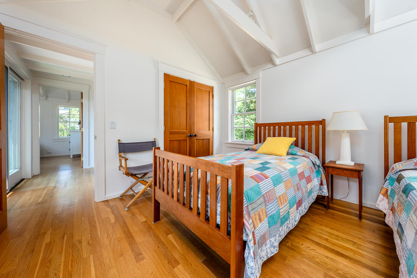 125 2nd Street Wellfleet, MA 02667 - Photo 42 of 75 a bedroom with a bed and wooden floor