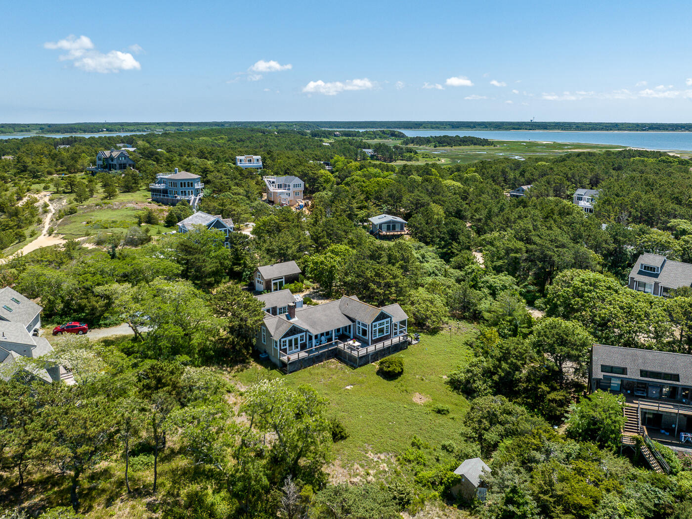 125 2nd Street Wellfleet, MA 02667 - Photo 48 of 75 a view of a swimming pool and an outdoor seating