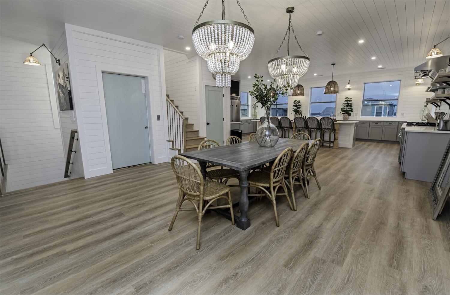 18 Inlet Place St. Augustine, FL 32080 - Photo 14 of 89 a view of a dining room with furniture and wooden floor