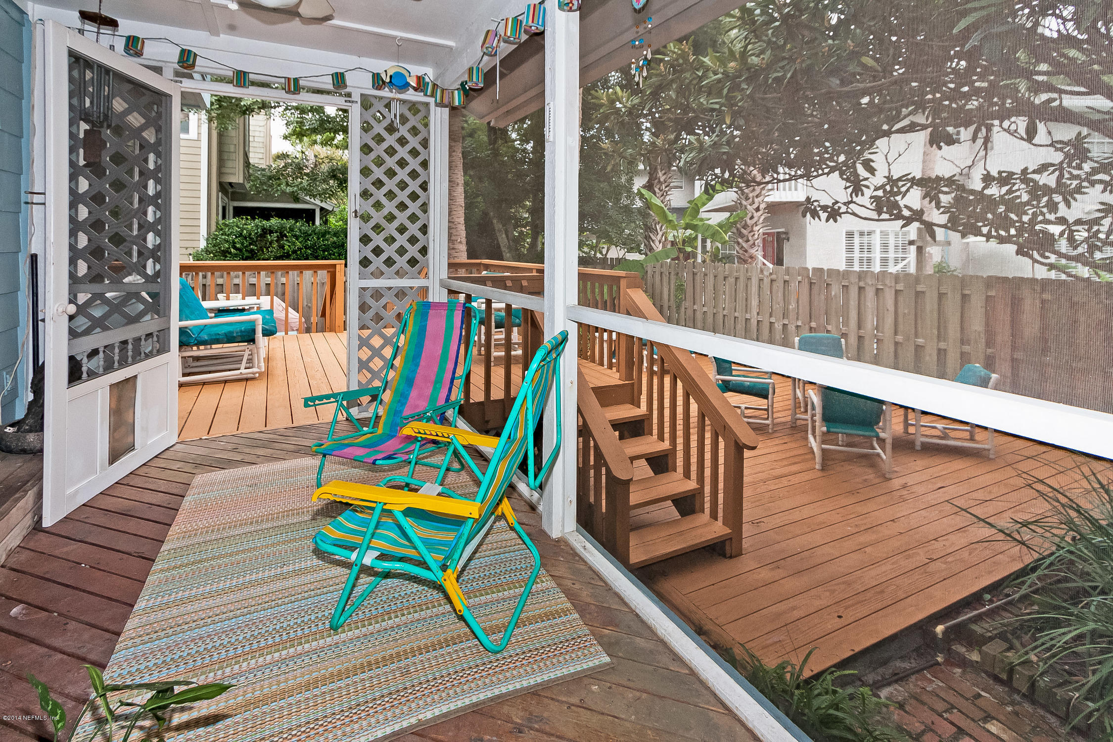 1969 Seminole Road Atlantic Beach, FL 32233 - Photo 31 of 36 a view of a deck with wooden floor and outdoor space