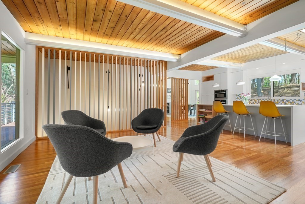 53 Beaver Road Weston, MA 02493 - Photo 15 of 38 a living room with furniture and a rug