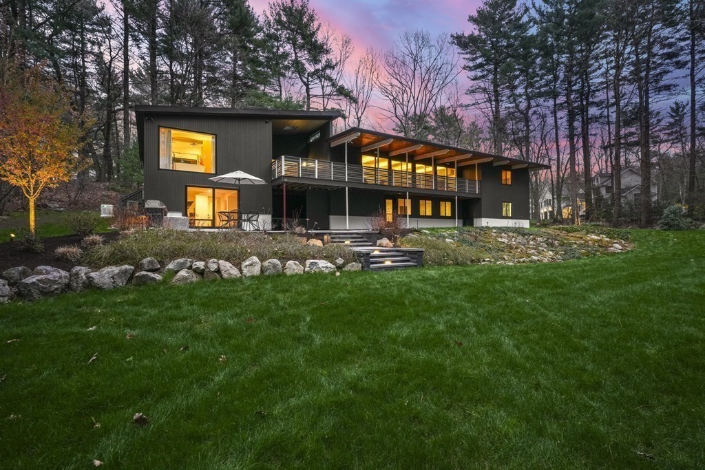 53 Beaver Road Weston, MA 02493 - Photo 37 of 38 a front view of house with green space