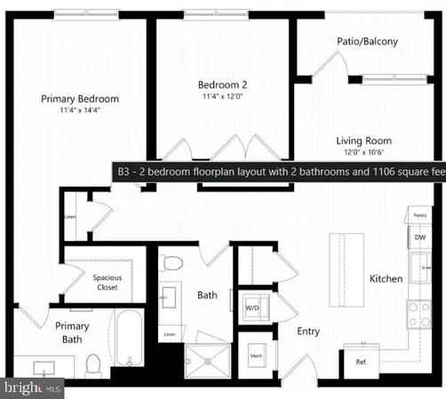$2,850 | 4851 Ellin Road, Unit 108, Hyattsville, MD 20784