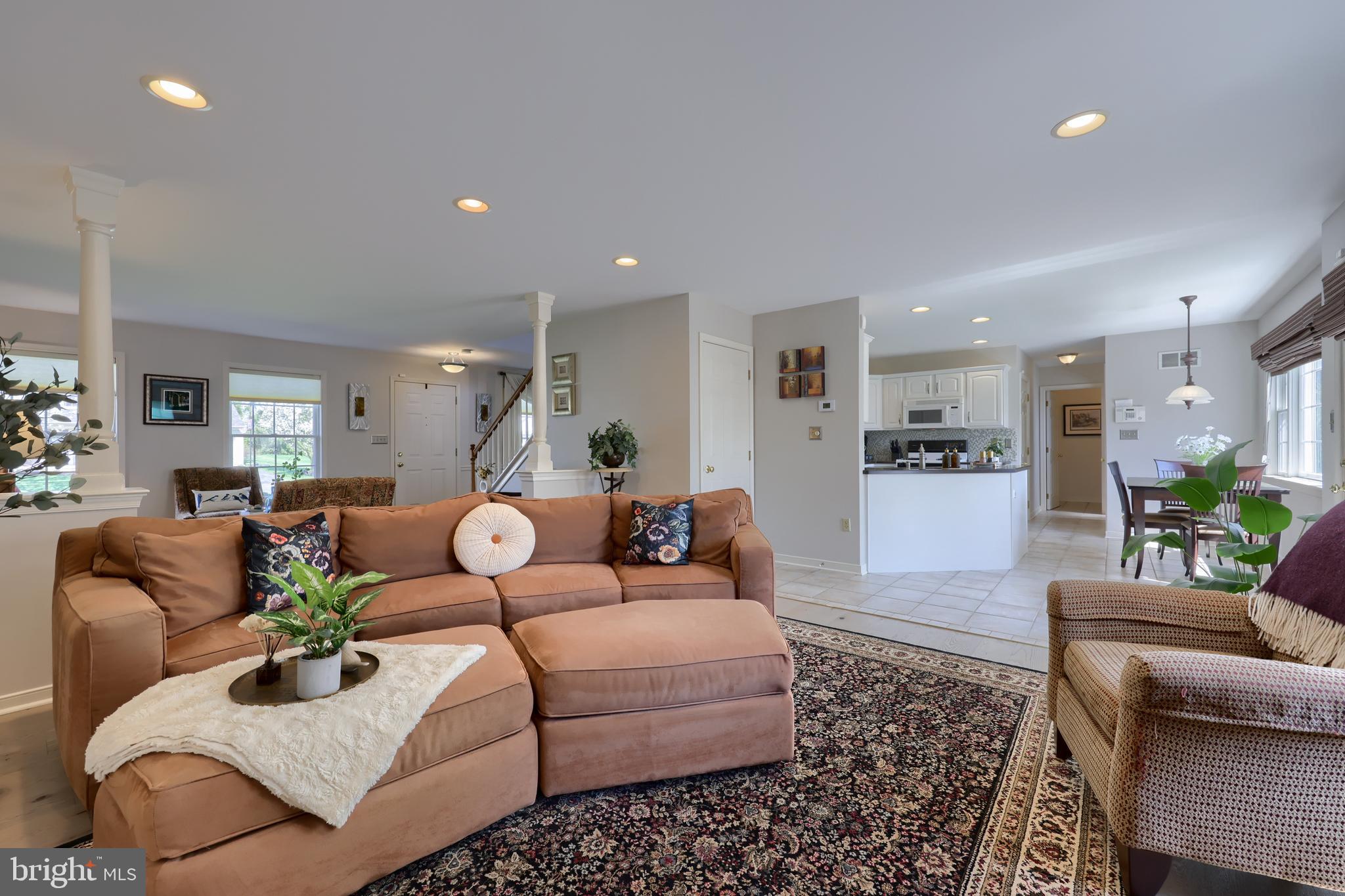 362 Squire Lane Lititz, PA 17543 - Photo 31 of 49 a living room with furniture and kitchen view