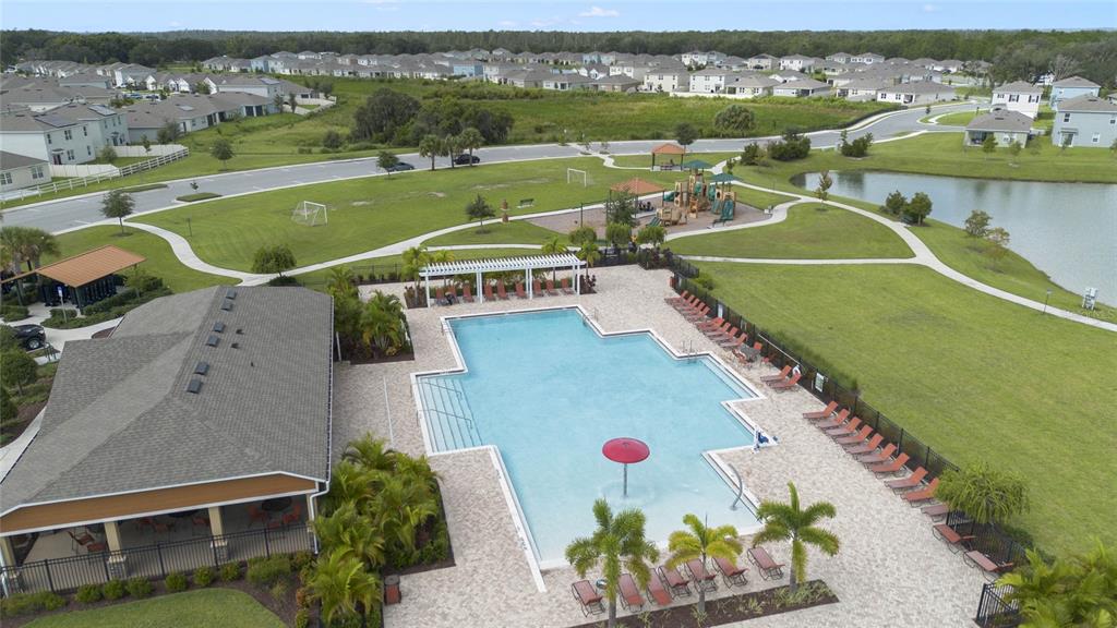 652 Greymount Street Davenport, FL 33837 - Photo 27 of 30 an aerial view of a house with a garden