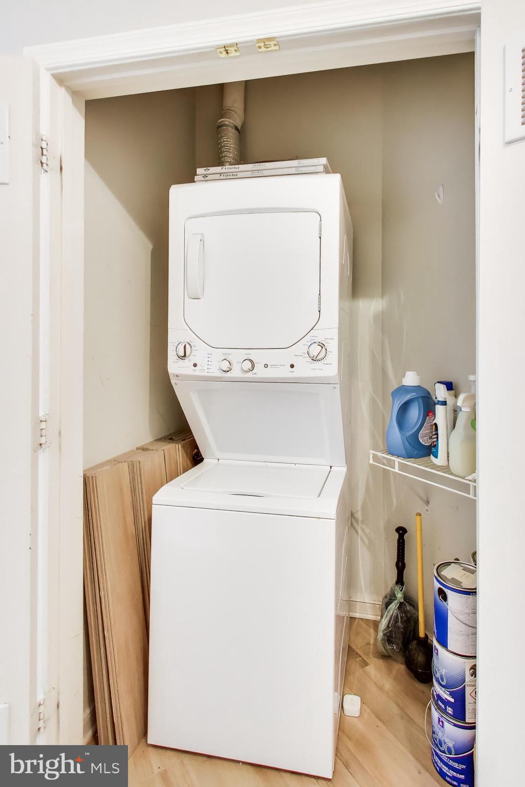 8045 Newell Street, Unit 118 Silver Spring, MD 20910 - Photo 27 of 39 a utility room with dryer and washer