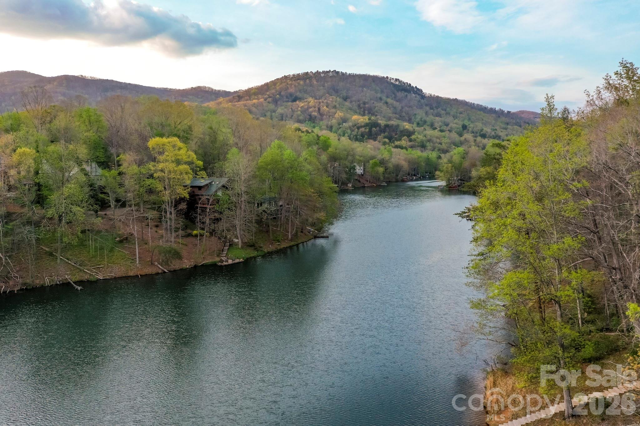 0 Buffalo Creek Road Lake Lure, NC 28746 - Photo 2 of 33 a view of a lake with a mountain