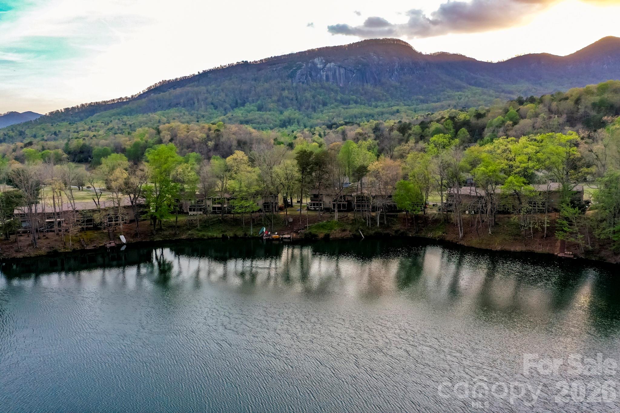 0 Buffalo Creek Road Lake Lure, NC 28746 - Photo 4 of 33 an aerial view of residential house with outdoor space and lake view