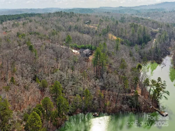 a view of a lake with mountain view