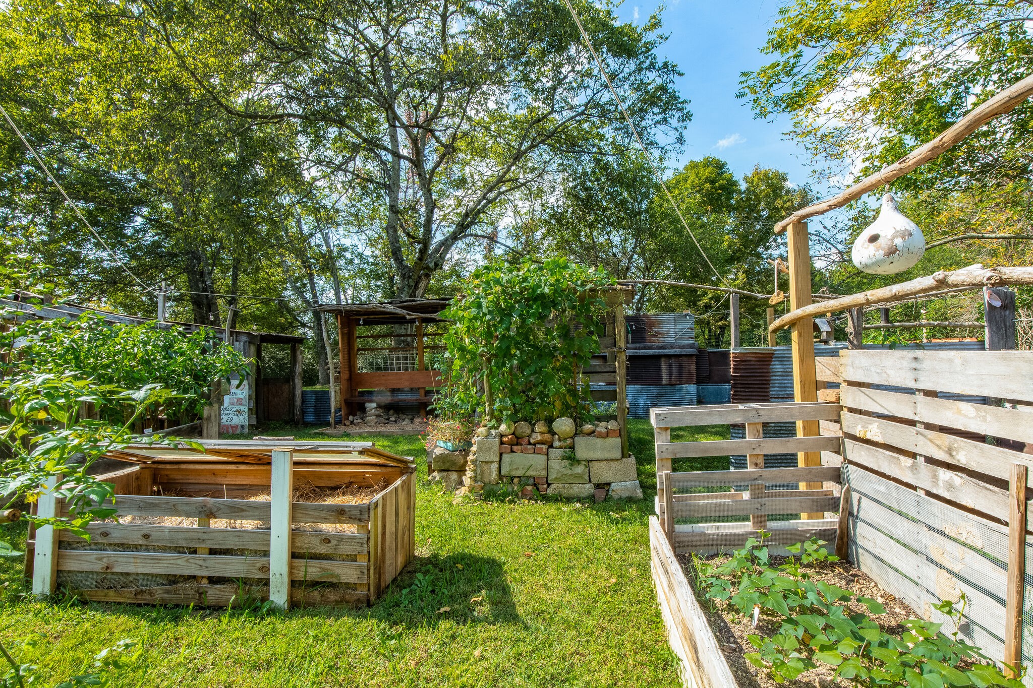 10221 Ed Lyell Road Lyles, TN 37098 - Photo 24 of 27 a view of a chairs and table in the backyard